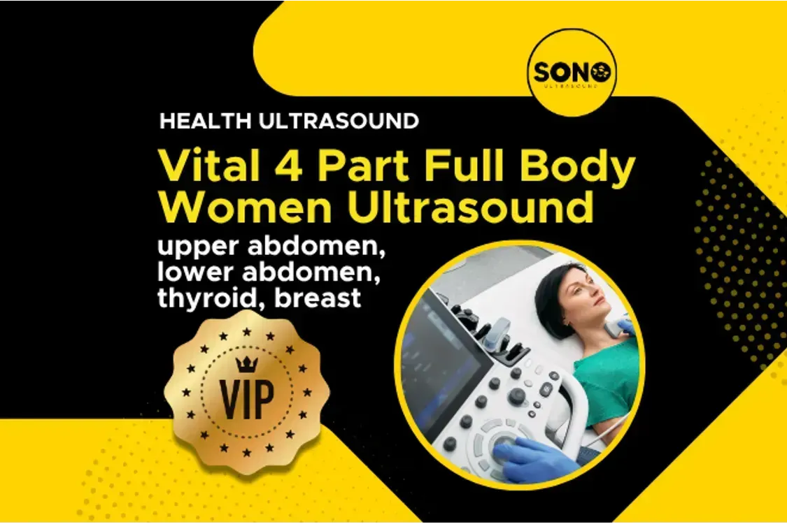 VIP Vital 4 Part Full Body Ultrasound for Women Malaysia